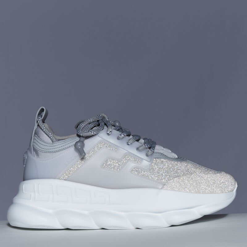 Men's Versace Chain Reaction Crystal Sneakers