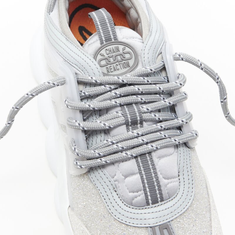 Men's Versace Chain Reaction Crystal Sneakers