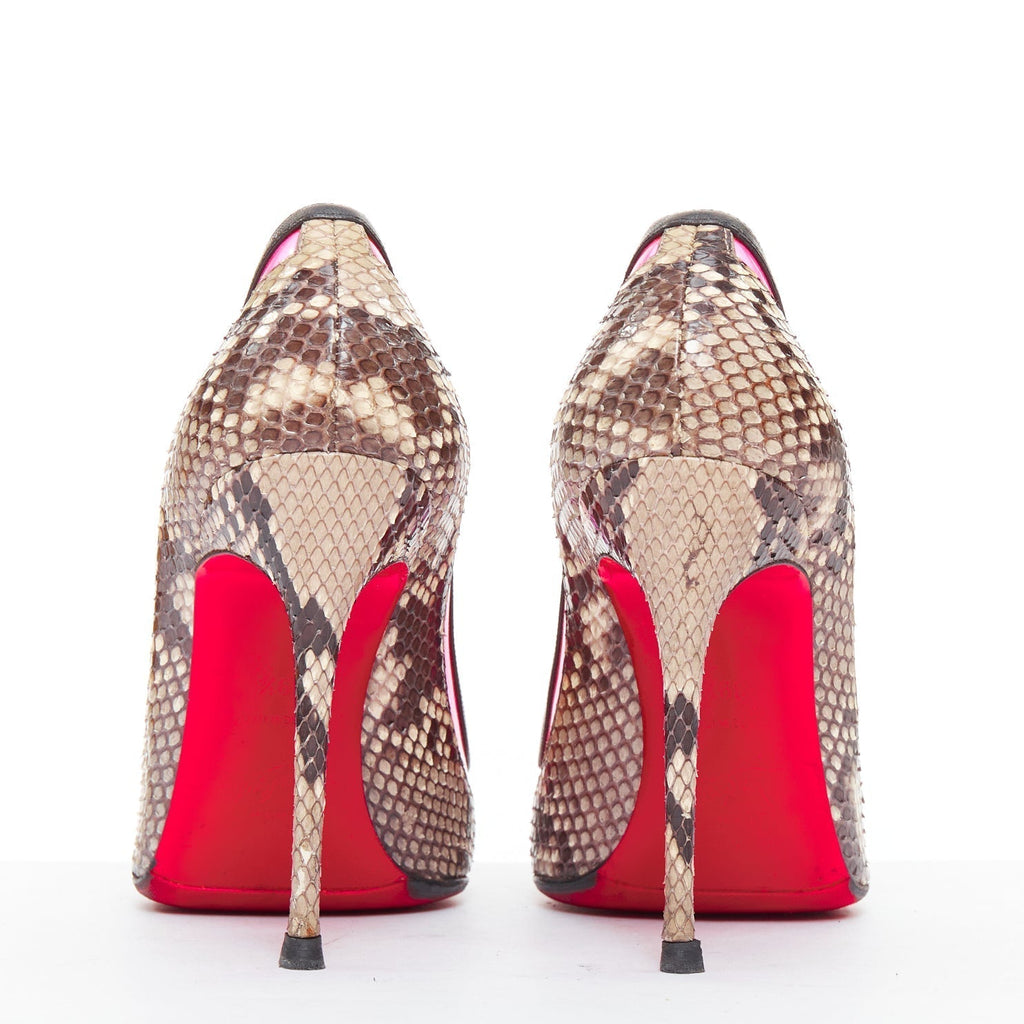 Women's Christian Louboutin PVC Leather Pumps