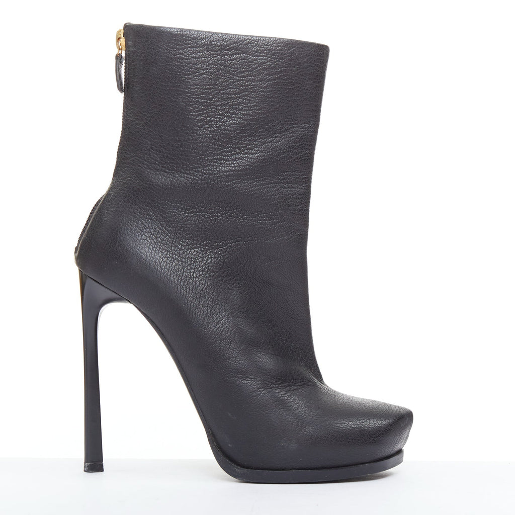 Women's Lanvin Leather Stiletto Ankle Boots