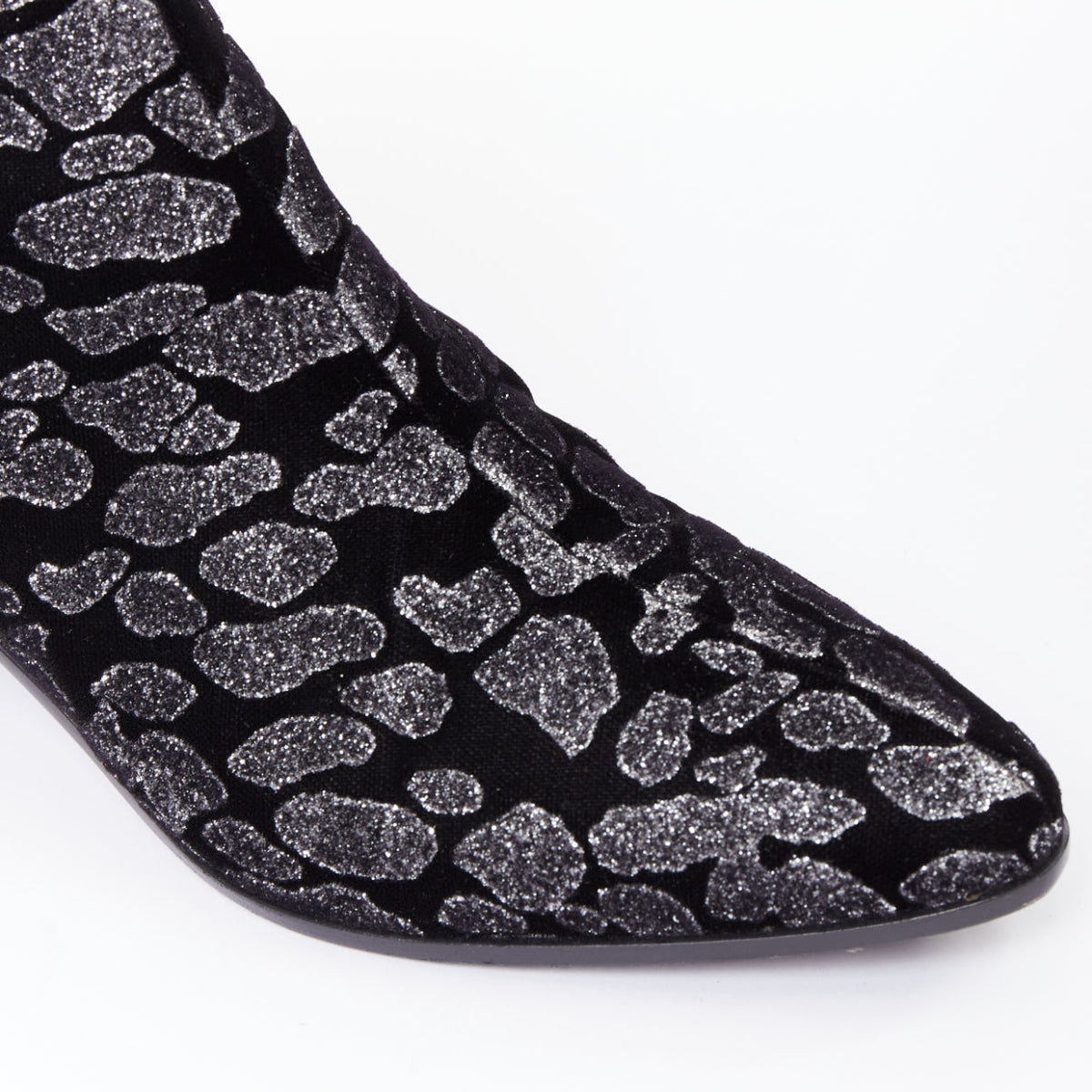 Women's Saint Laurent Velvet Chelsea Boots
