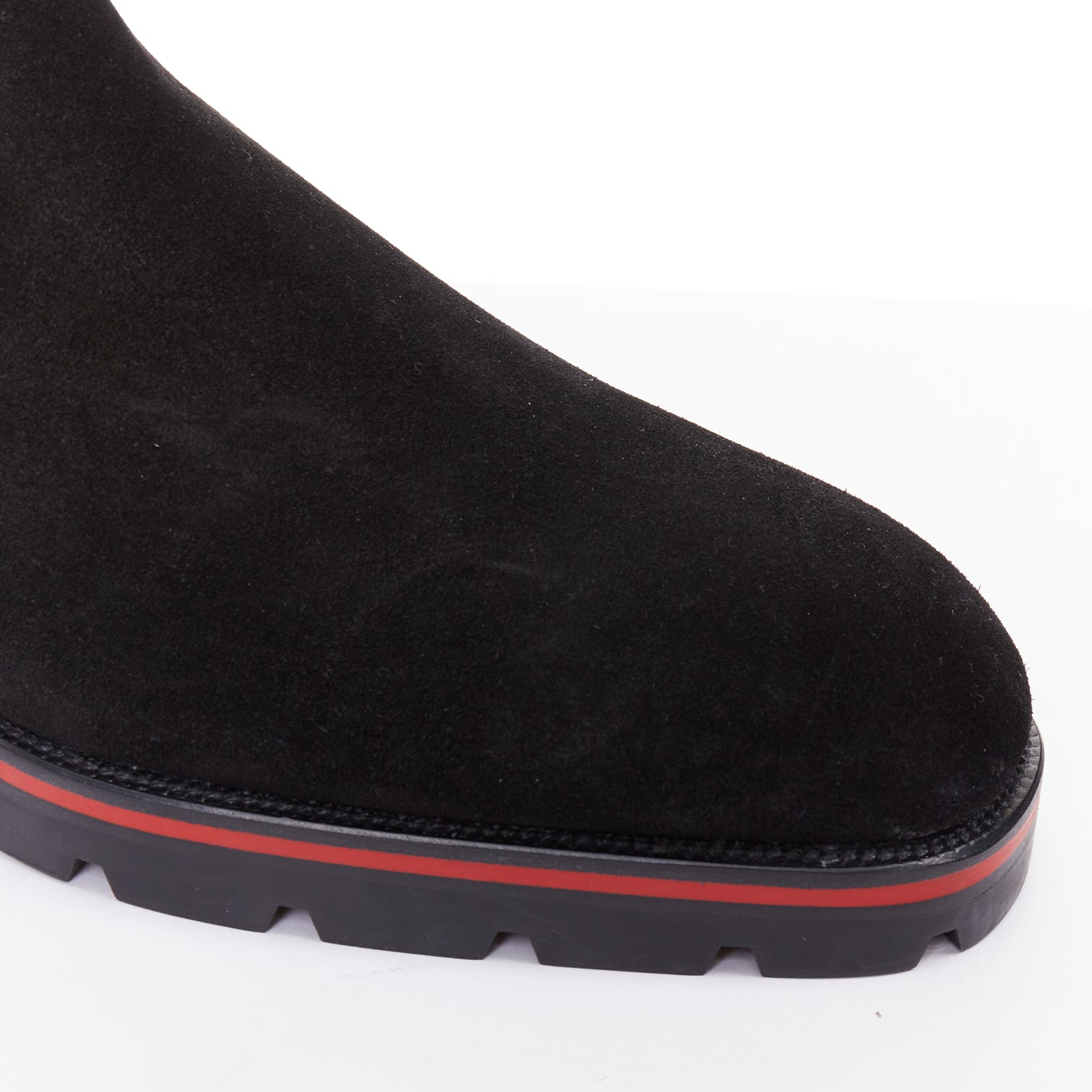 Men's Christian Louboutin Suede Boots