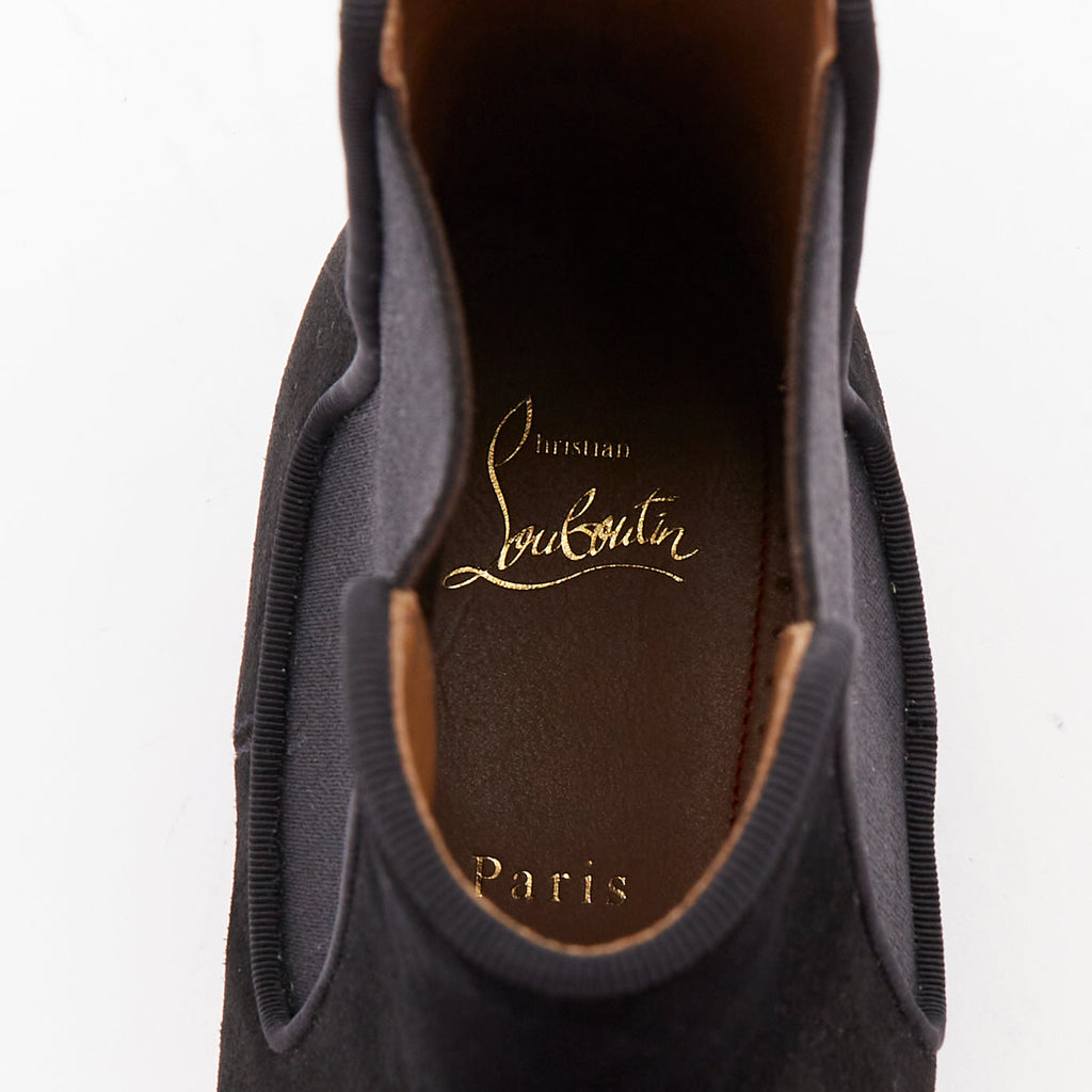Men's Christian Louboutin Suede Boots