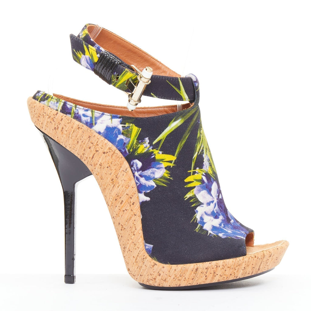 Women's Givenchy Canvas Cork Heels