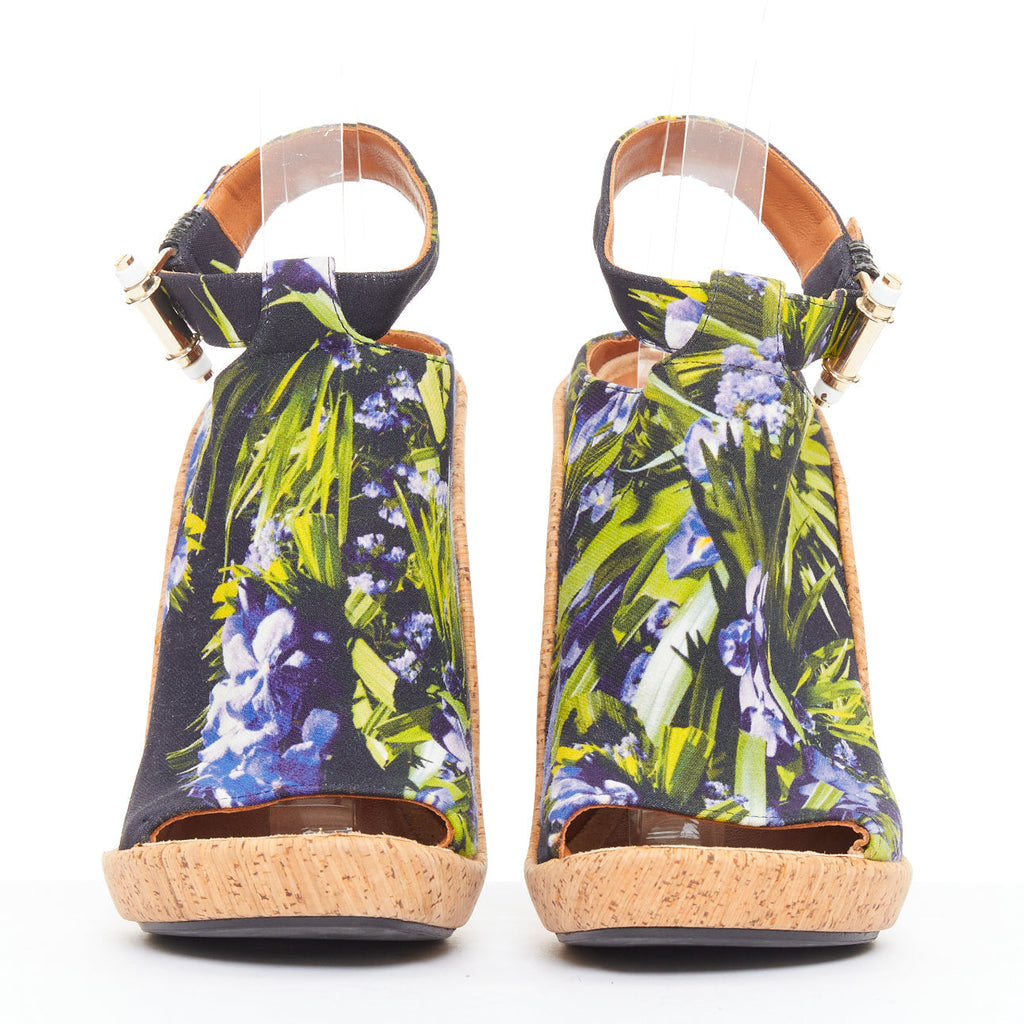 Women's Givenchy Canvas Cork Heels