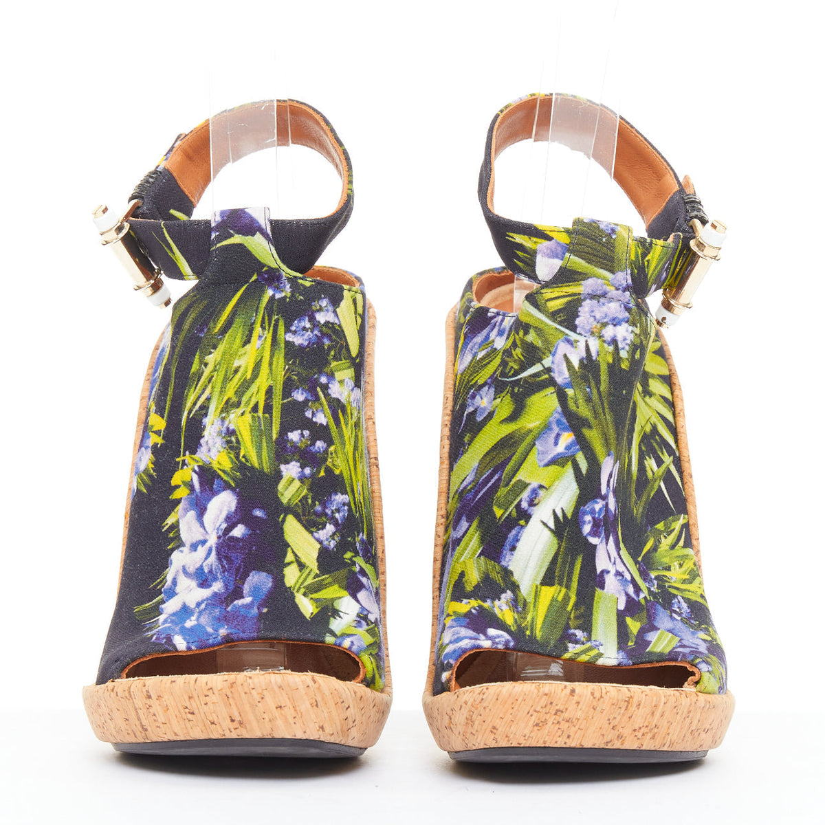Women's Givenchy Canvas Cork Heels