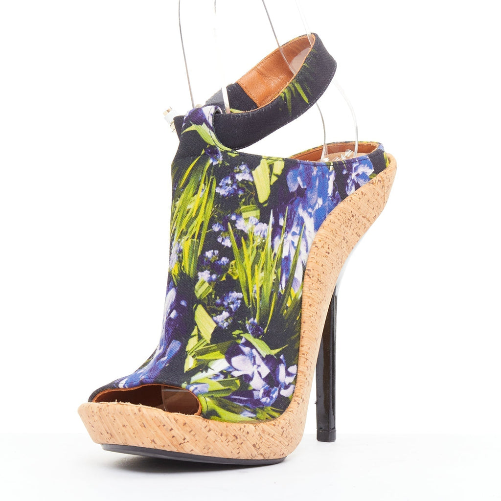Women's Givenchy Canvas Cork Heels