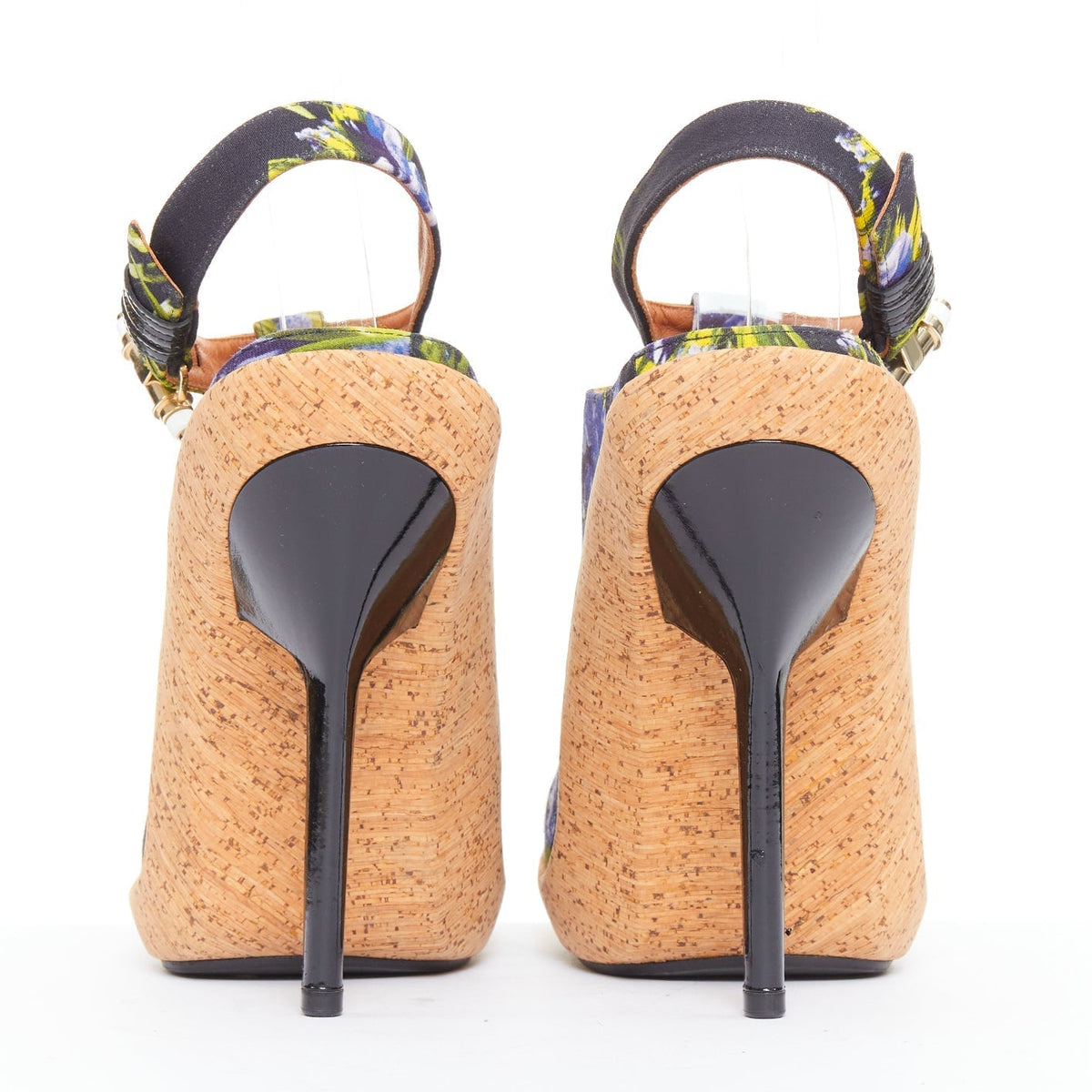 Women's Givenchy Canvas Cork Heels