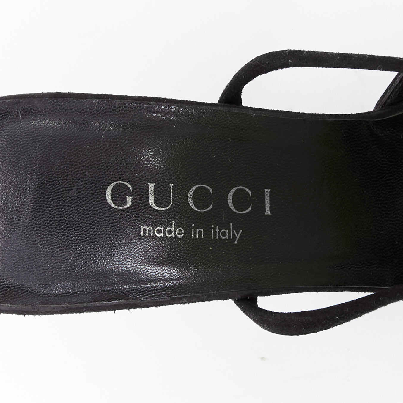 Women's Gucci Tom Ford Suede ID Plate Pumps