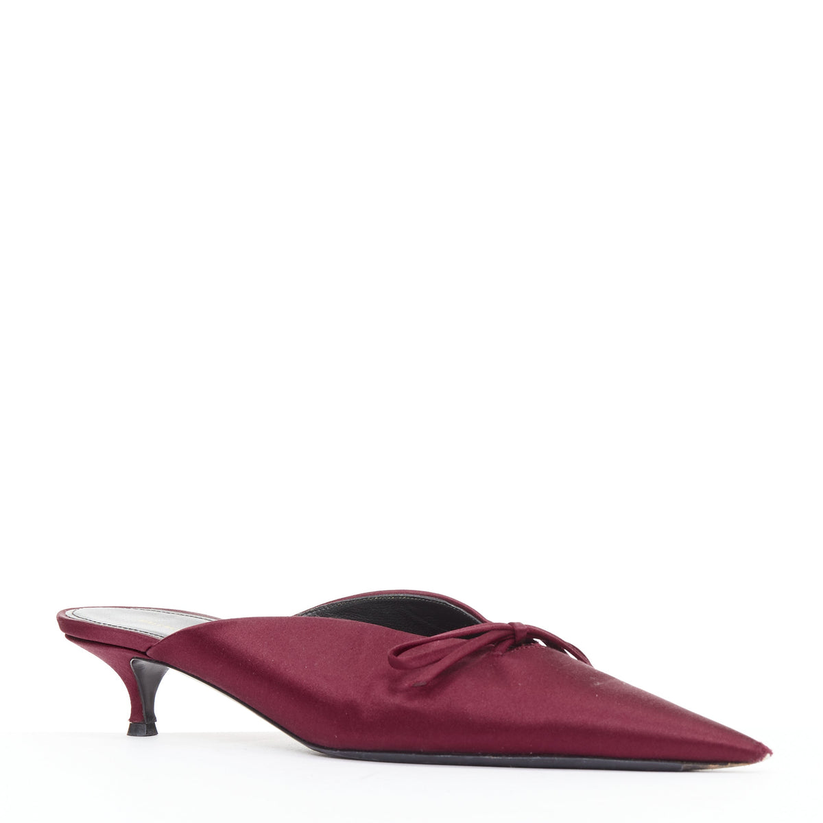Women's Balenciaga Knife Satin Mules