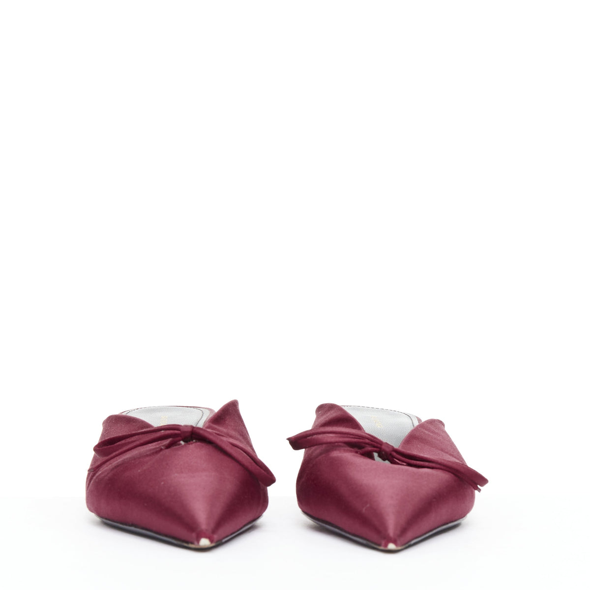Women's Balenciaga Knife Satin Mules