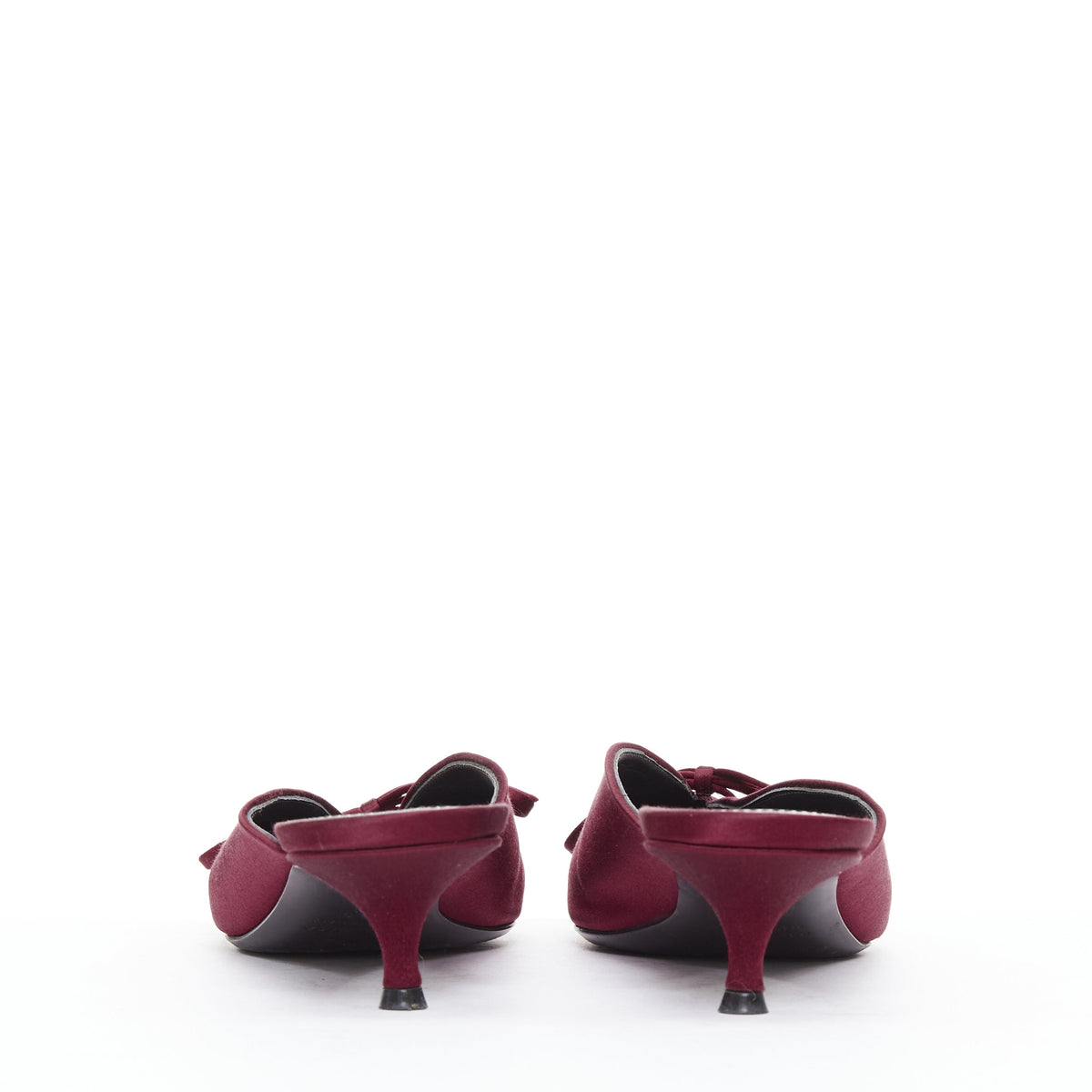 Women's Balenciaga Knife Satin Mules