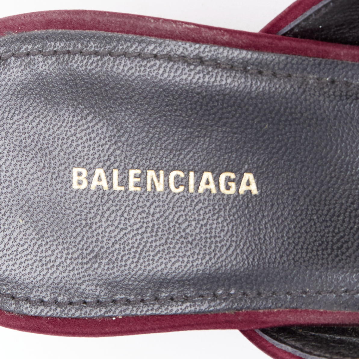 Women's Balenciaga Knife Satin Mules