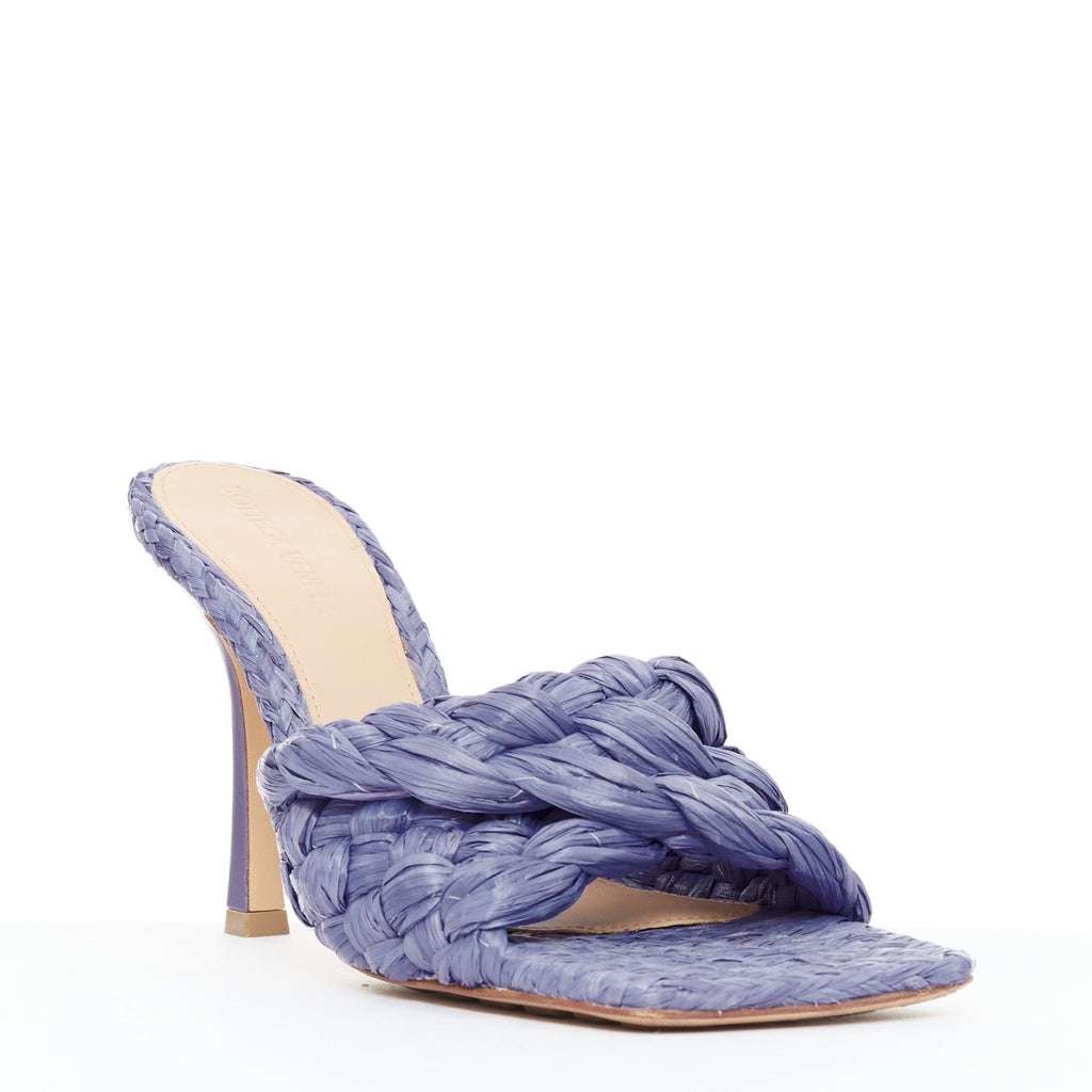 Women's Bottega Veneta Woven Raffia Mule Sandal