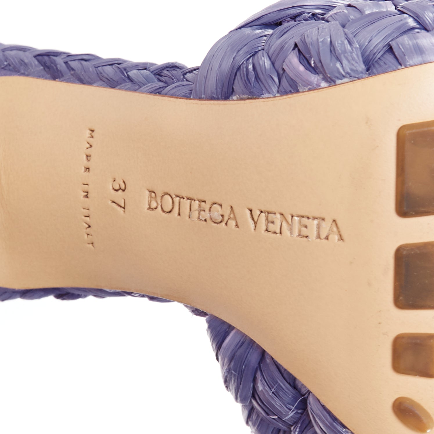 Women's Bottega Veneta Woven Raffia Mule Sandal