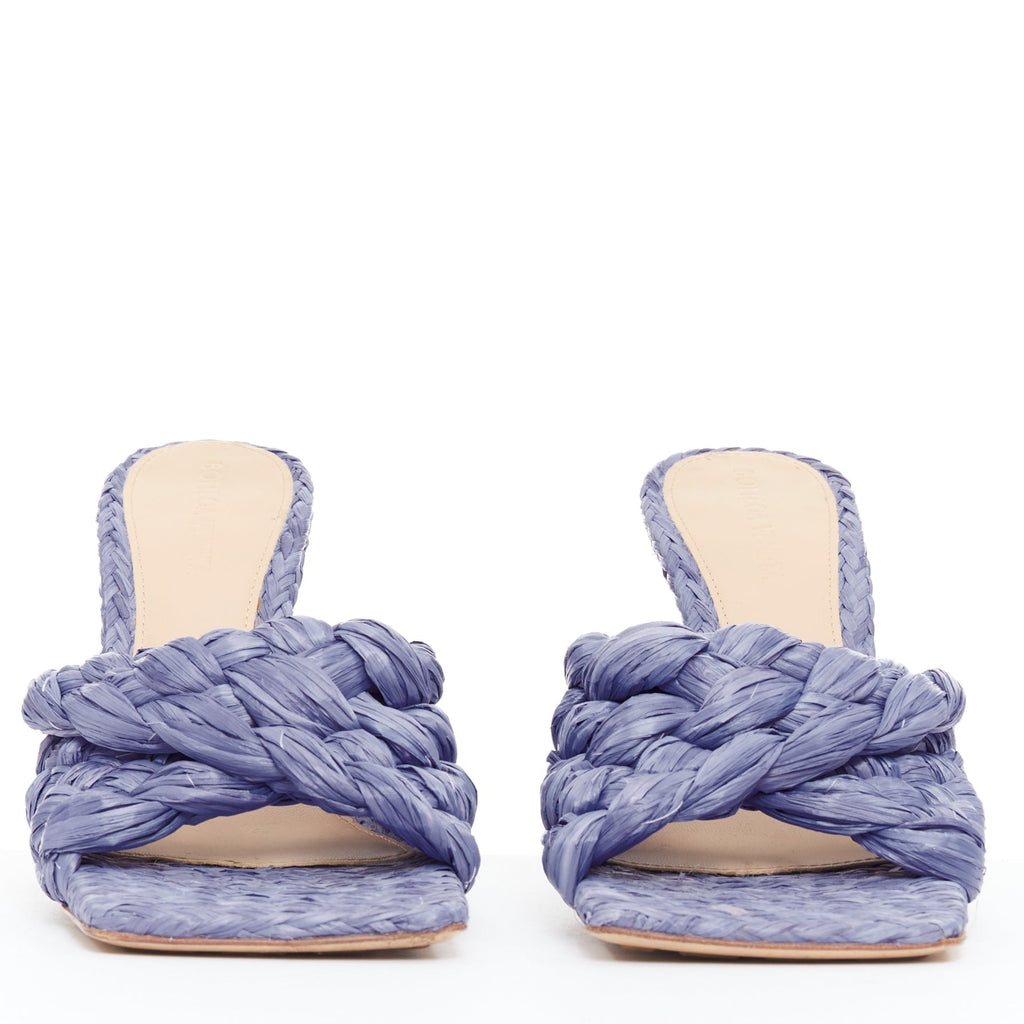 Women's Bottega Veneta Woven Raffia Mule Sandal
