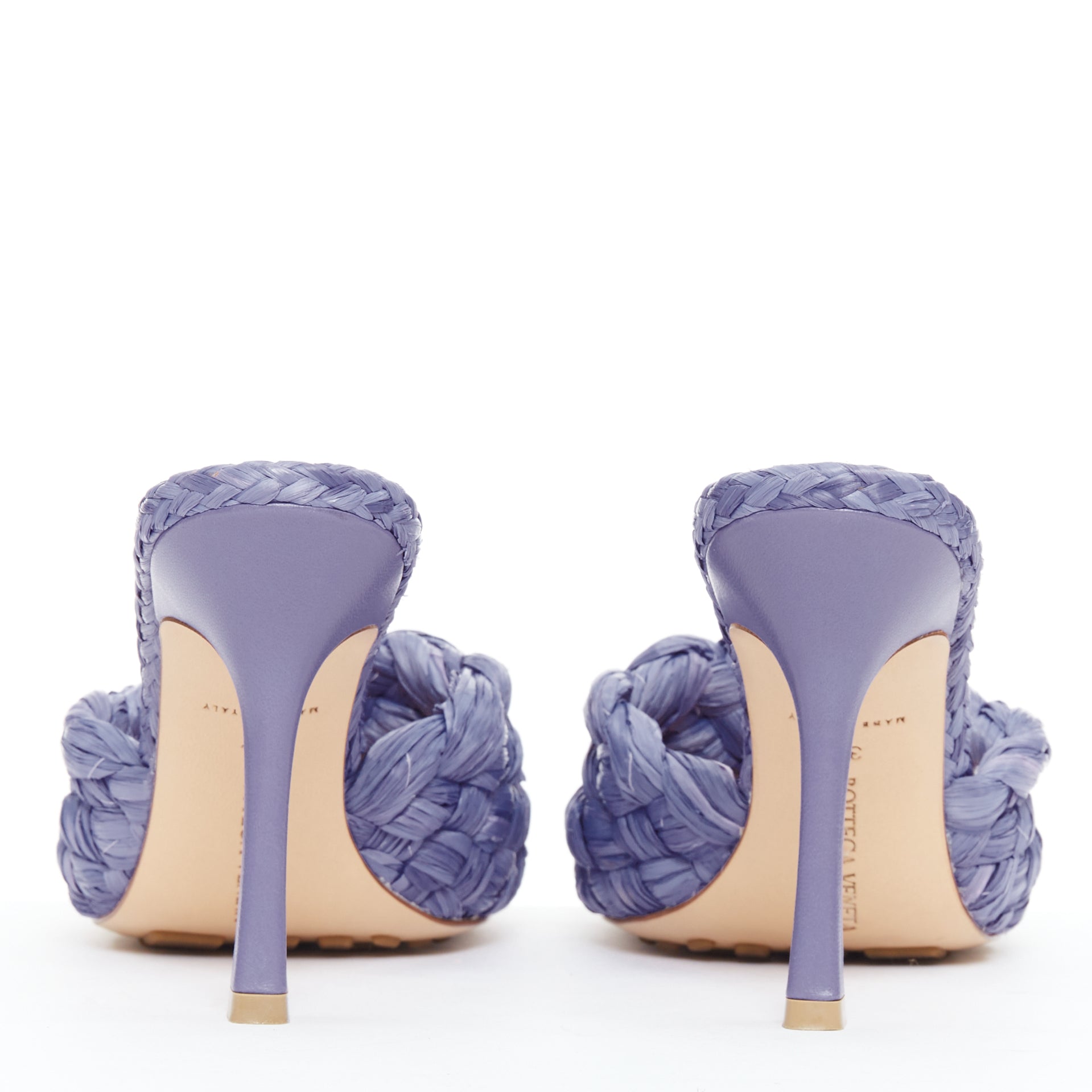Women's Bottega Veneta Woven Raffia Mule Sandal