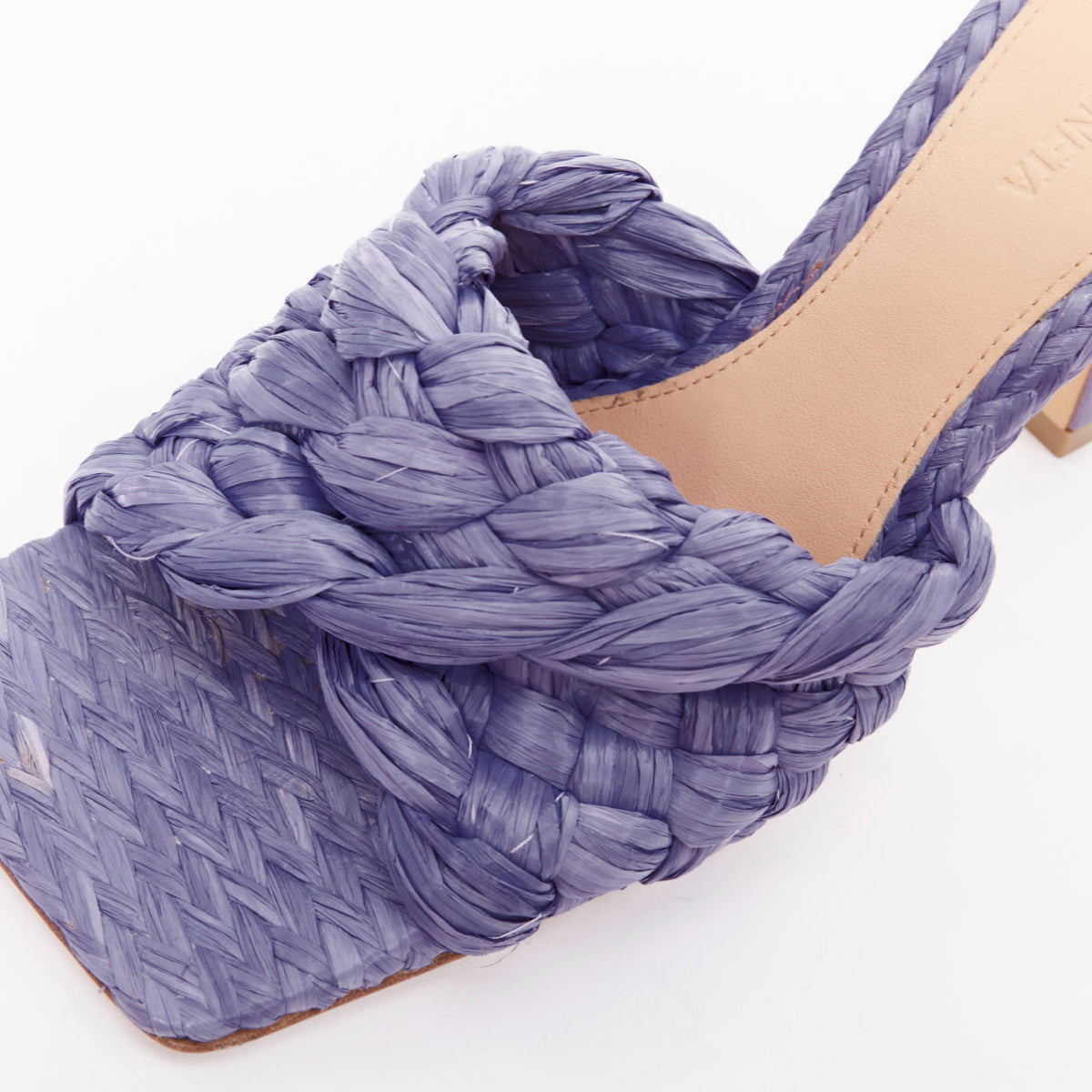 Women's Bottega Veneta Woven Raffia Mule Sandal