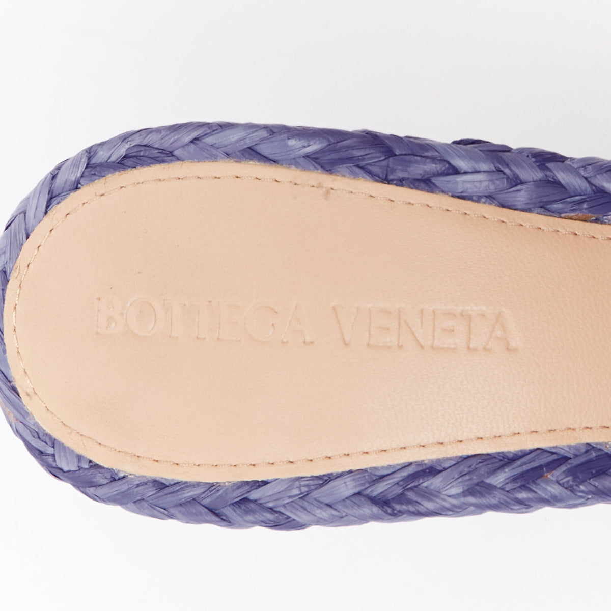 Women's Bottega Veneta Woven Raffia Mule Sandal