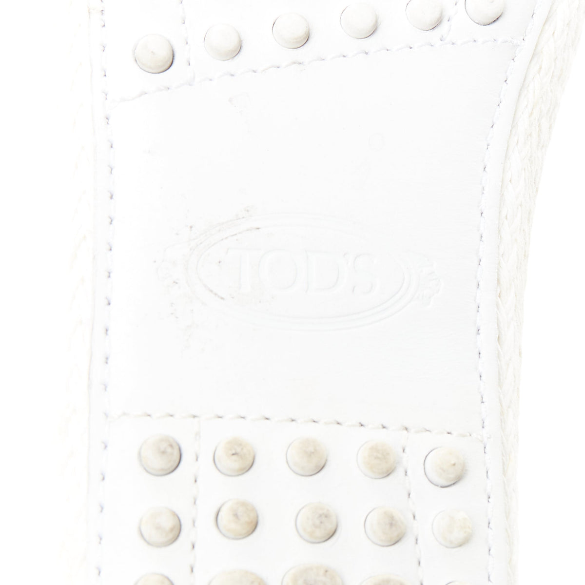 Women's Tod's White Polka Dot Loafers
