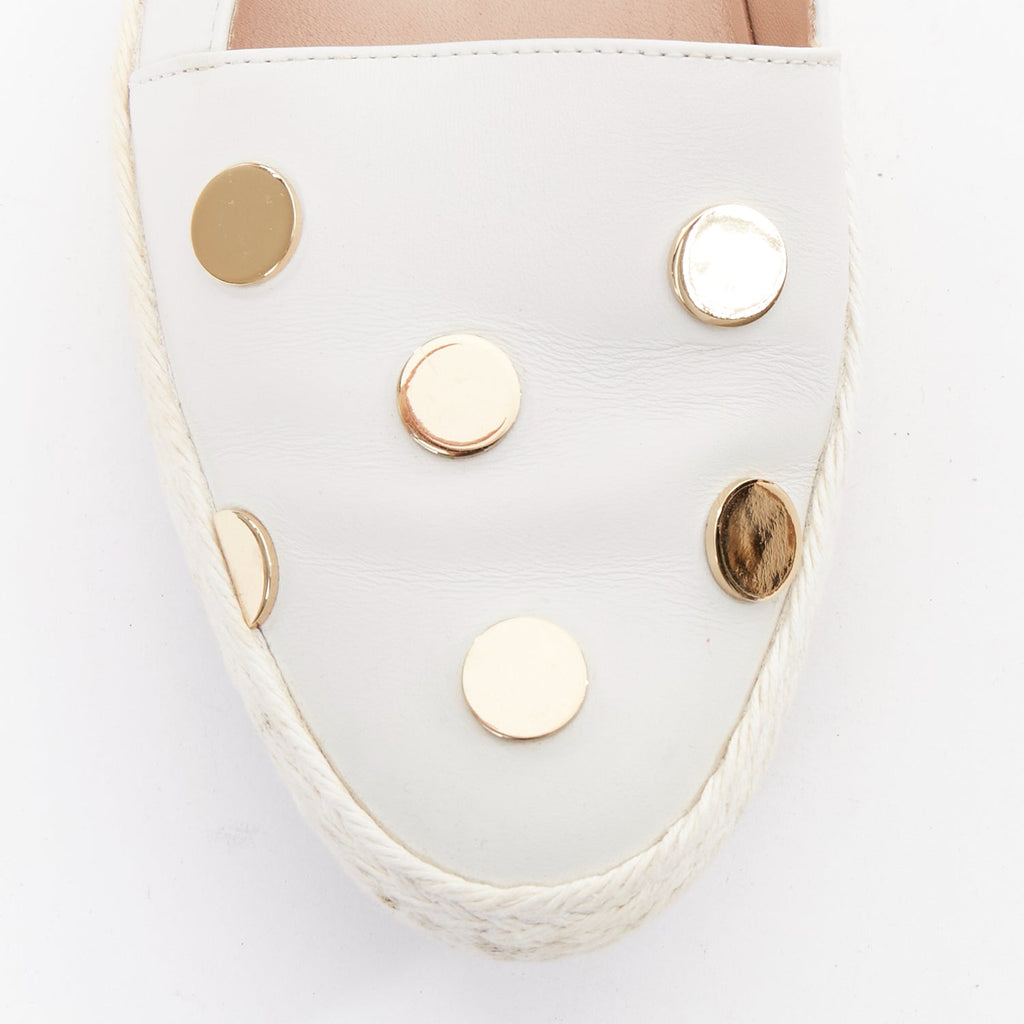 Women's Tod's White Polka Dot Loafers