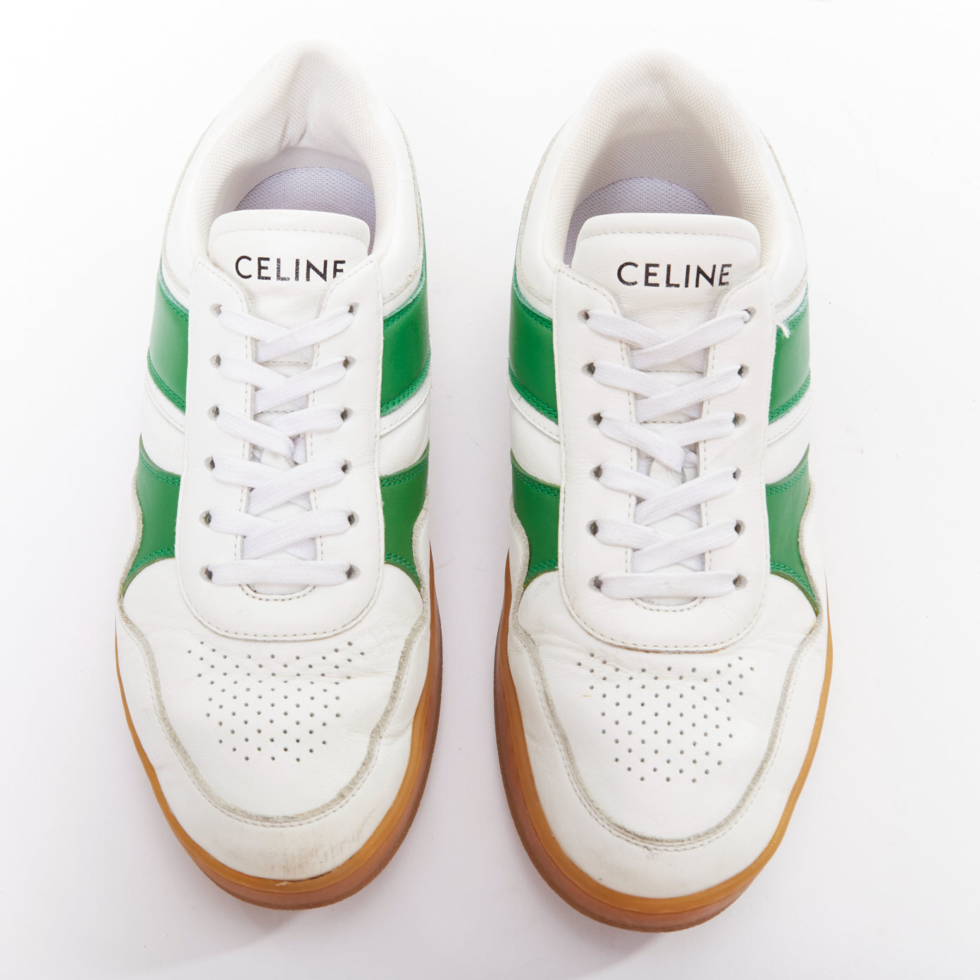 Women's Celine Leather Low Top Sneakers