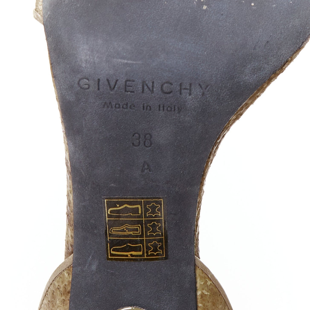Women's Givenchy Leather Sharktooth Sandals
