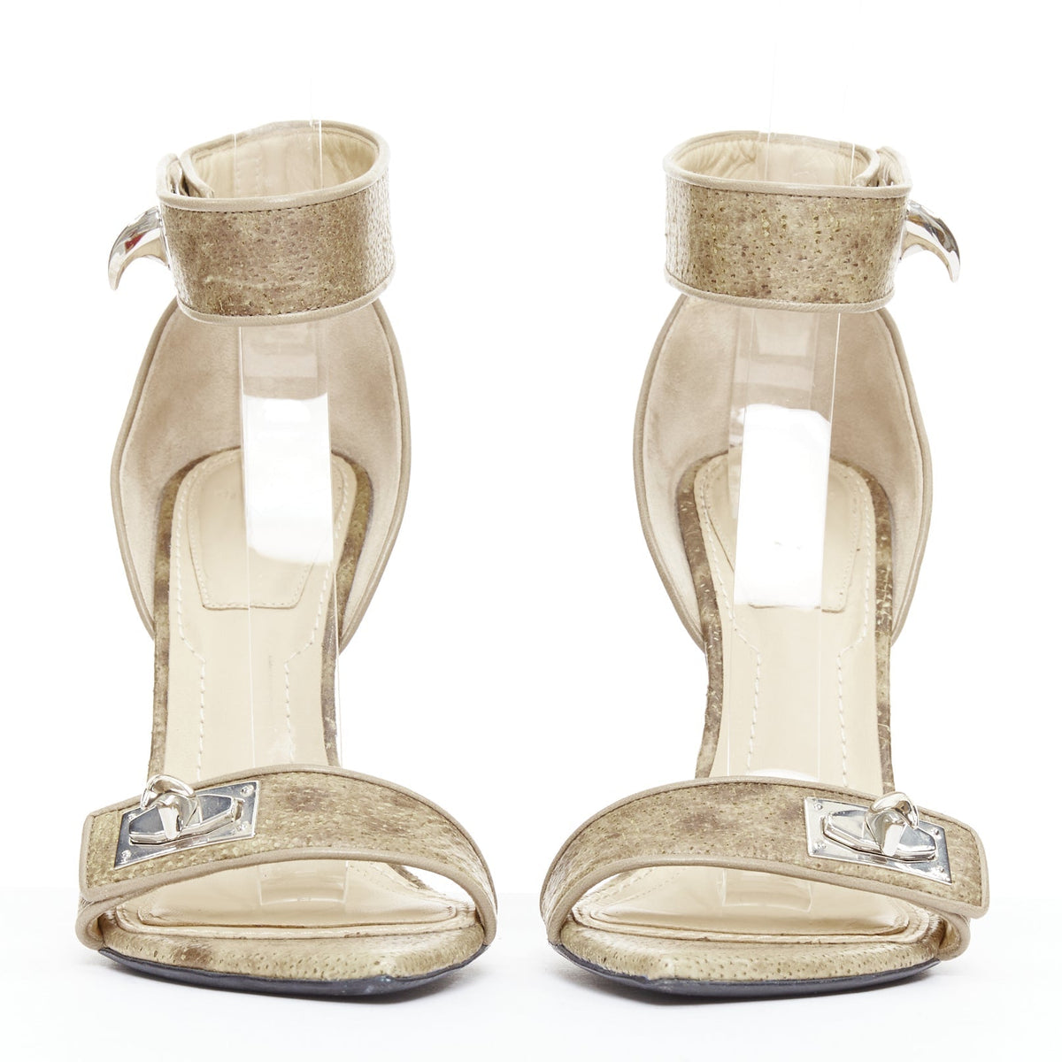 Women's Givenchy Leather Sharktooth Sandals