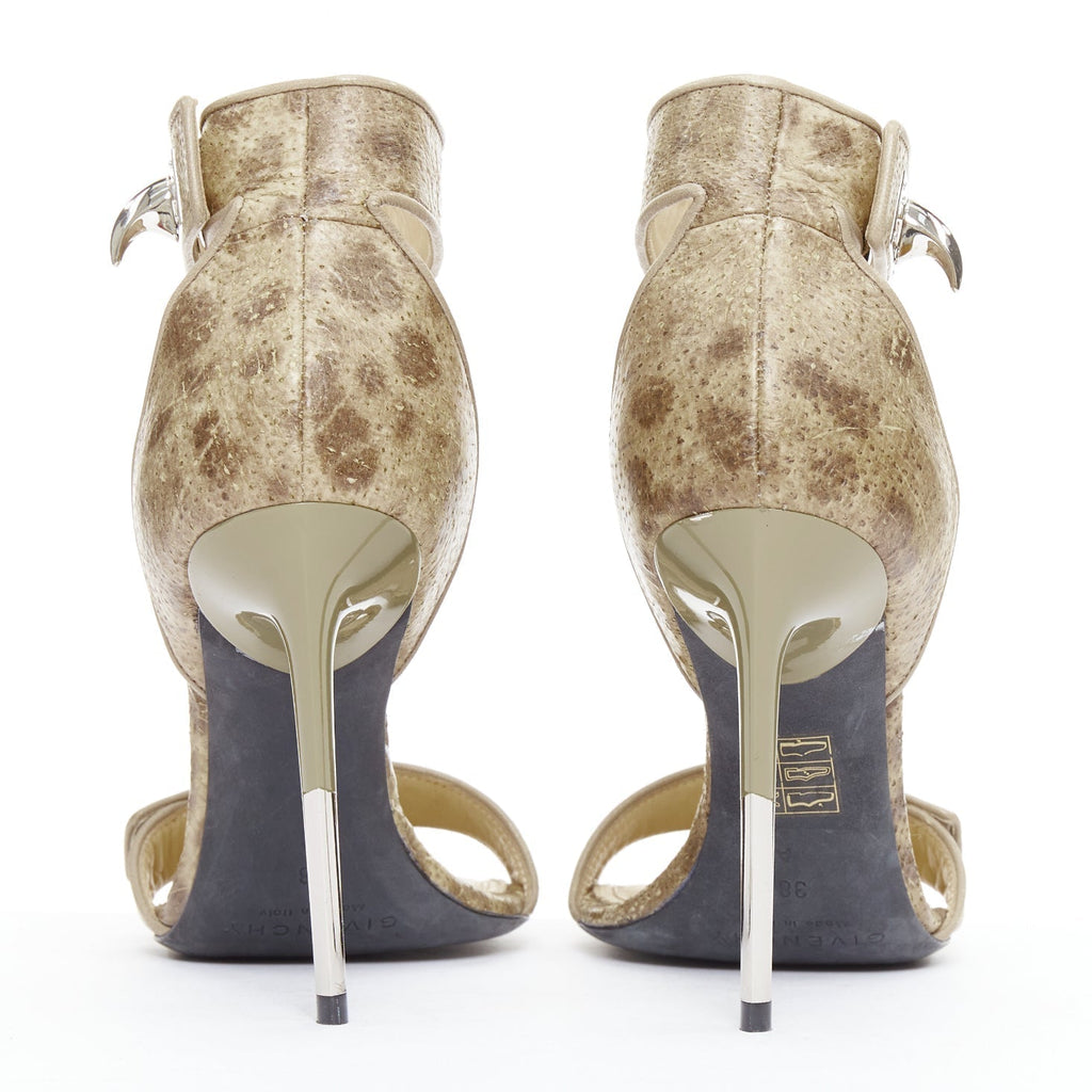 Women's Givenchy Leather Sharktooth Sandals