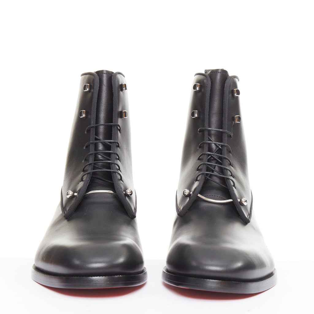 Men's Christian Louboutin Leather Boots