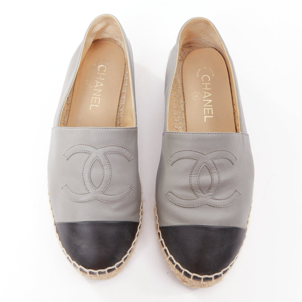 Women's Chanel Lambskin Leather Espadrilles