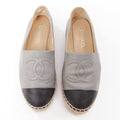 Women's Chanel Lambskin Leather Espadrilles