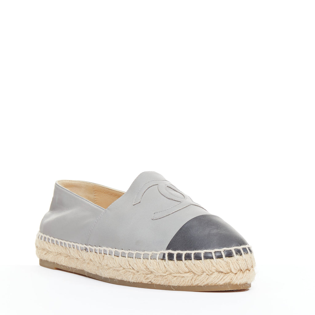 Women's Chanel Lambskin Leather Espadrilles