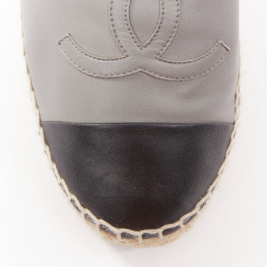 Women's Chanel Lambskin Leather Espadrilles