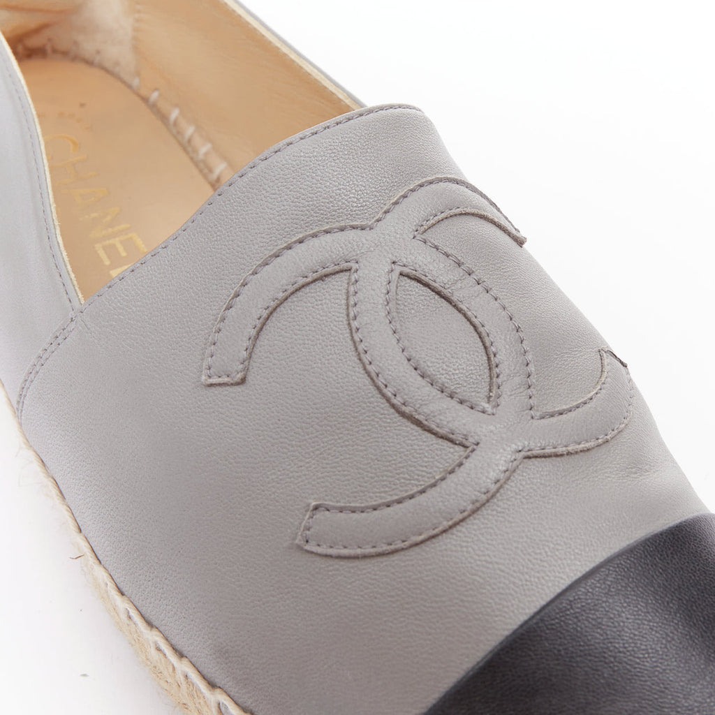 Women's Chanel Lambskin Leather Espadrilles