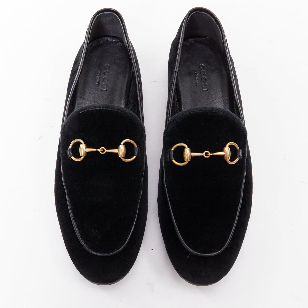Women's Gucci Jordaan Velvet Horsebit Loafers