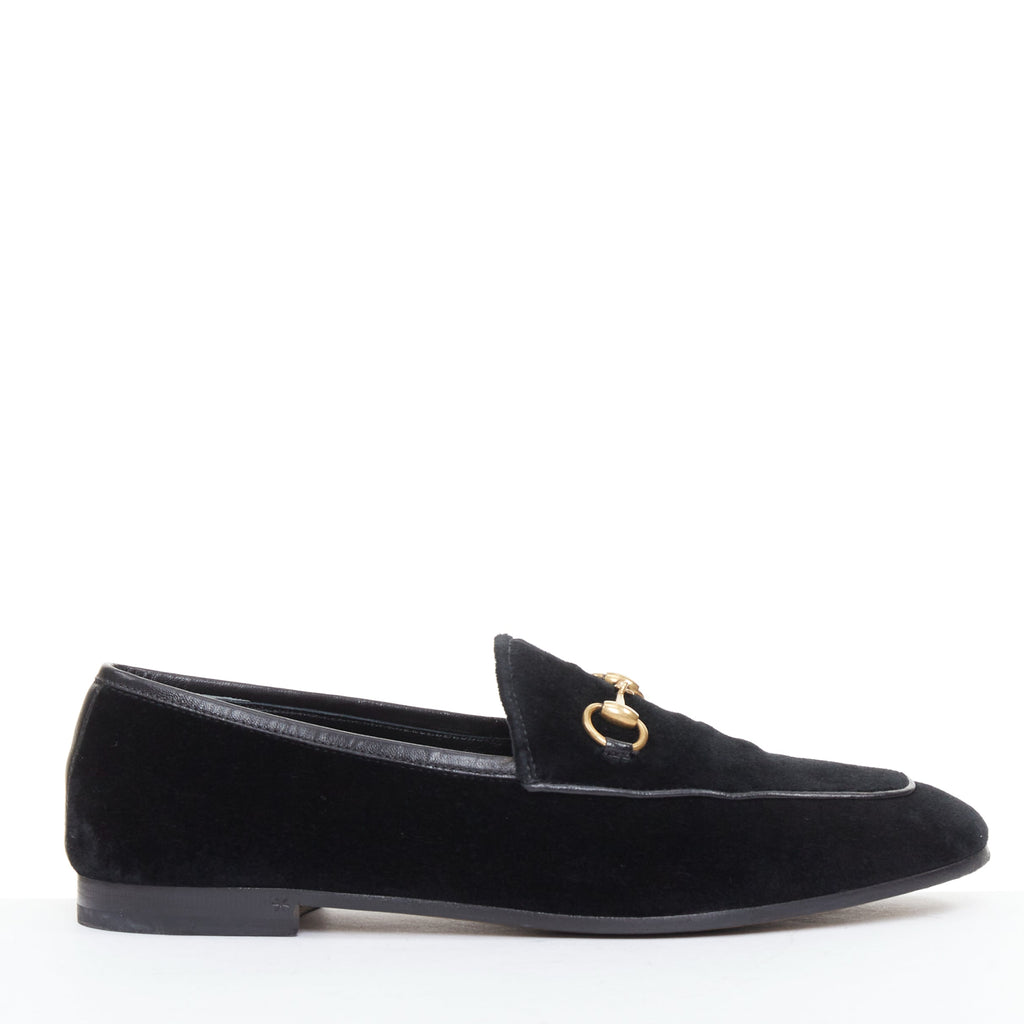 Women's Gucci Jordaan Velvet Horsebit Loafers