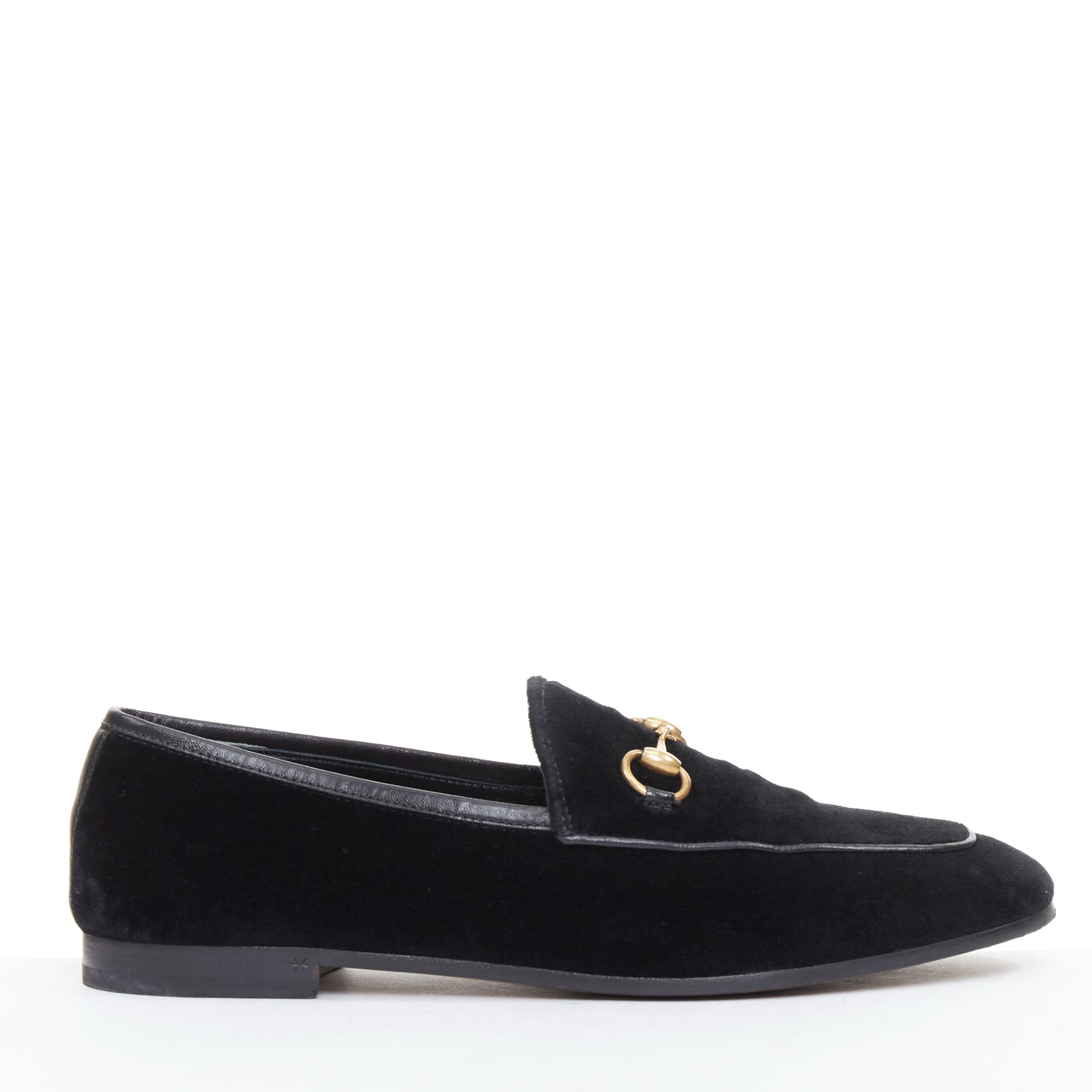 Women's Gucci Jordaan Velvet Horsebit Loafers