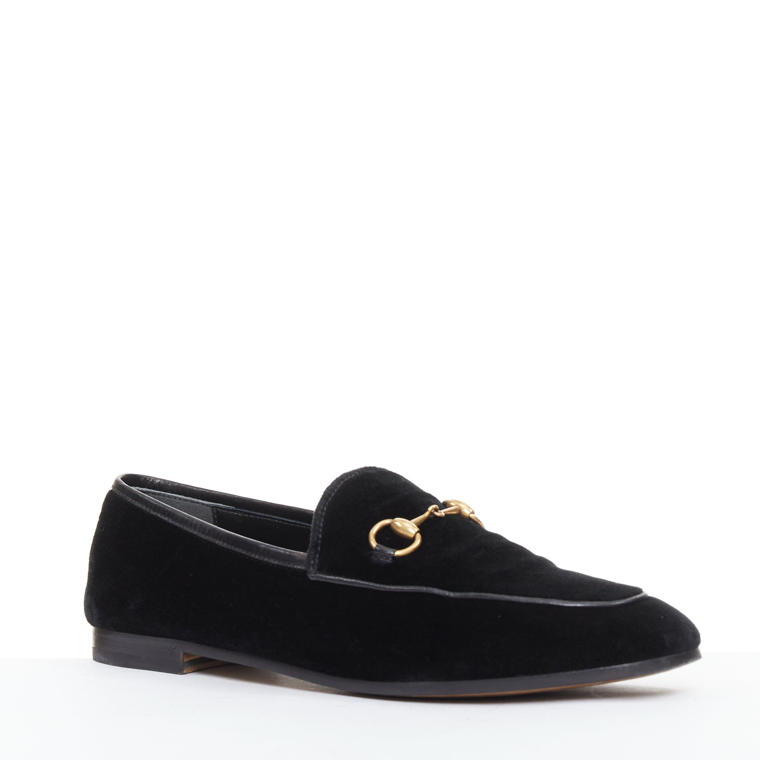Women's Gucci Jordaan Velvet Horsebit Loafers