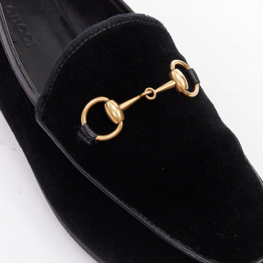 Women's Gucci Jordaan Velvet Horsebit Loafers