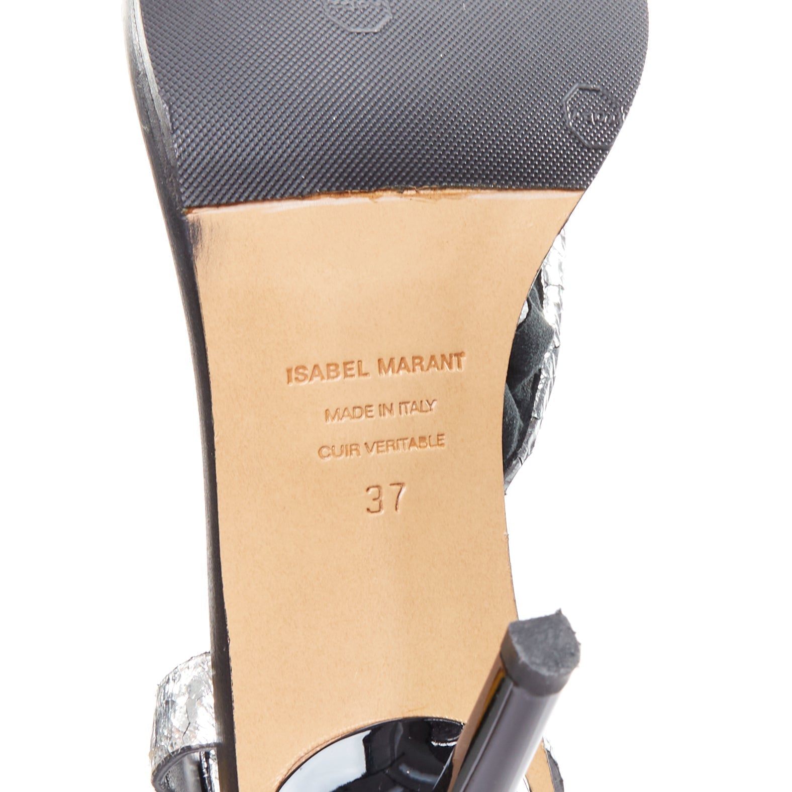 Women's Isabel Marant Leather Wrap Tie Sandals