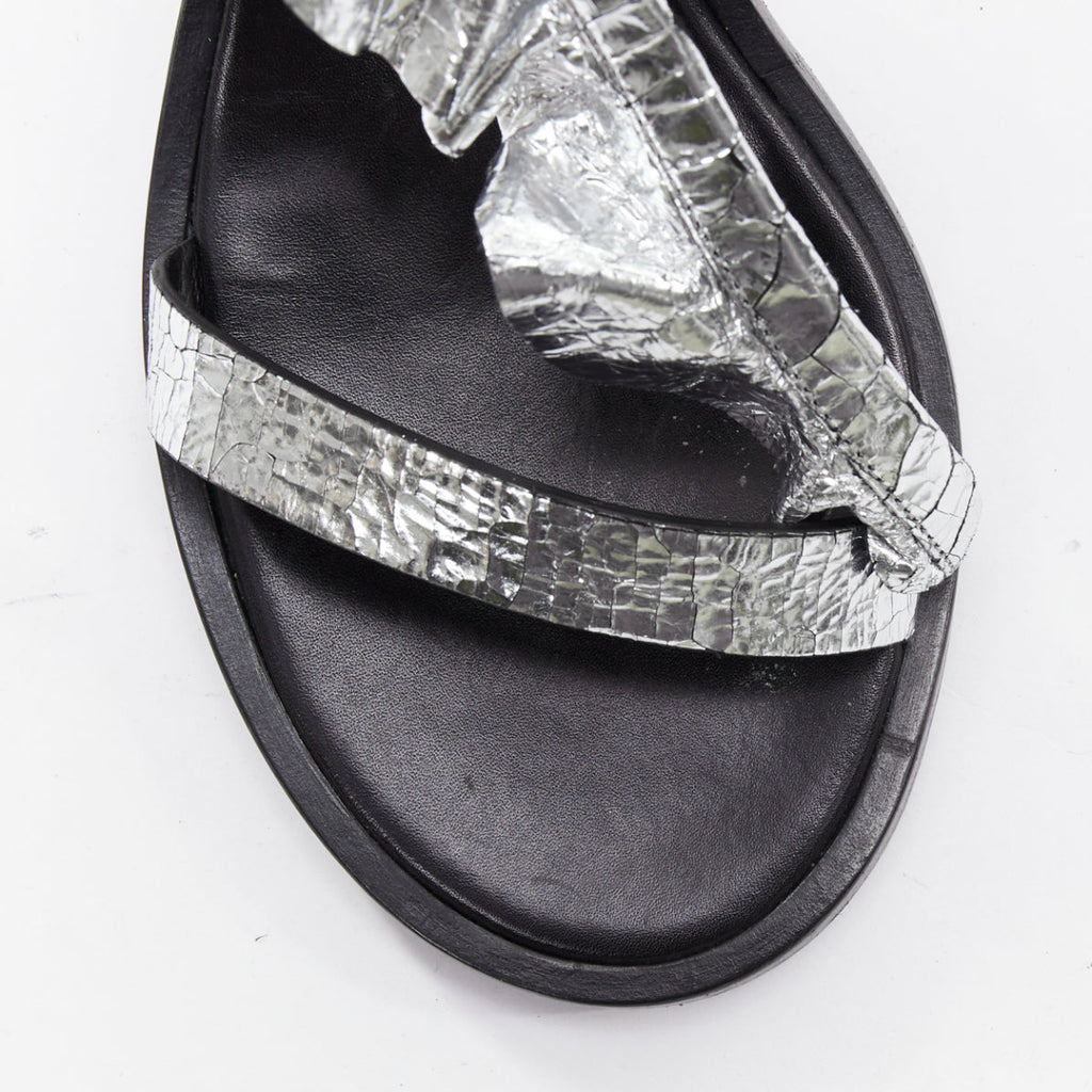 Women's Isabel Marant Leather Wrap Tie Sandals