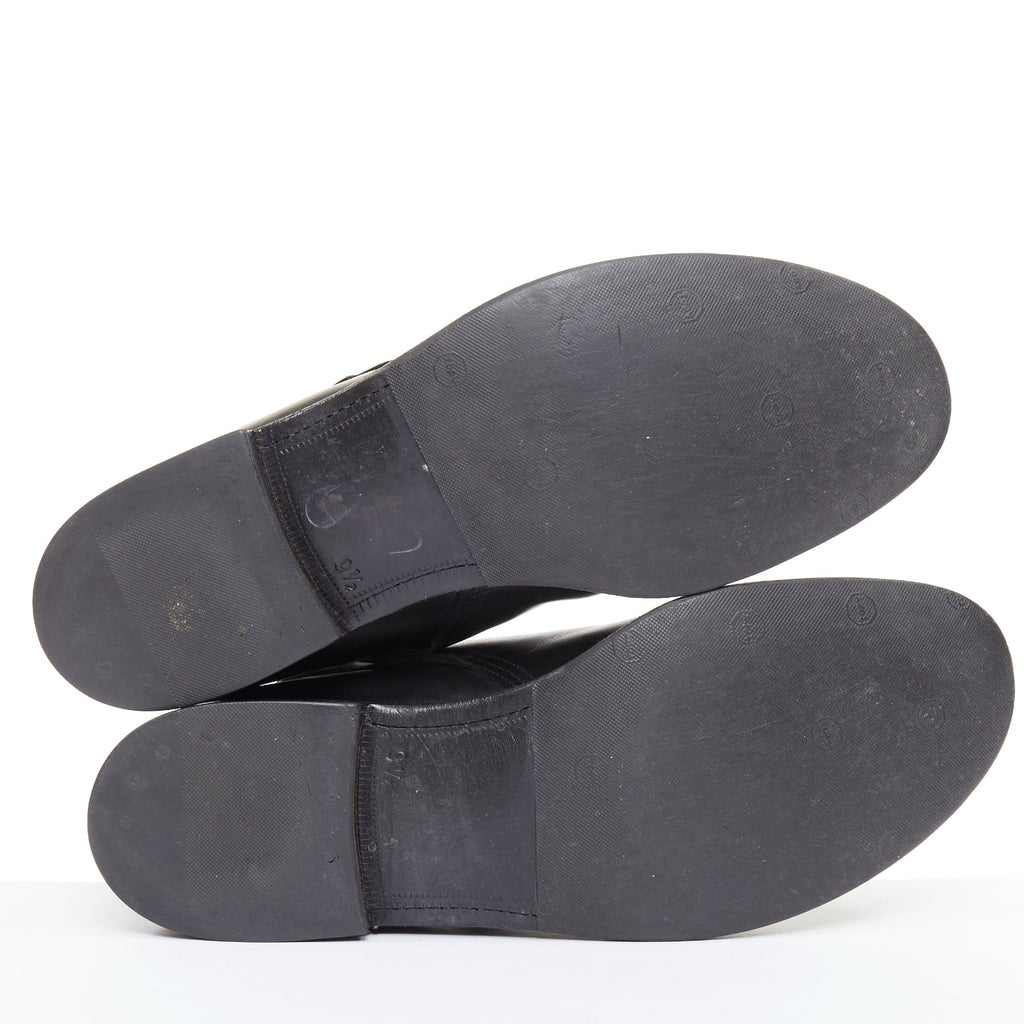 Men's Prada Leather Rear Buckle Ankle Boots