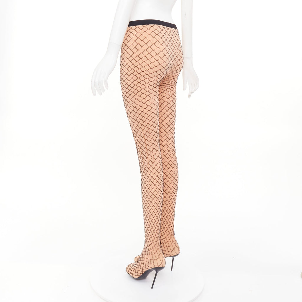 Men's Balenciaga Pantashoes Fishnet Boots