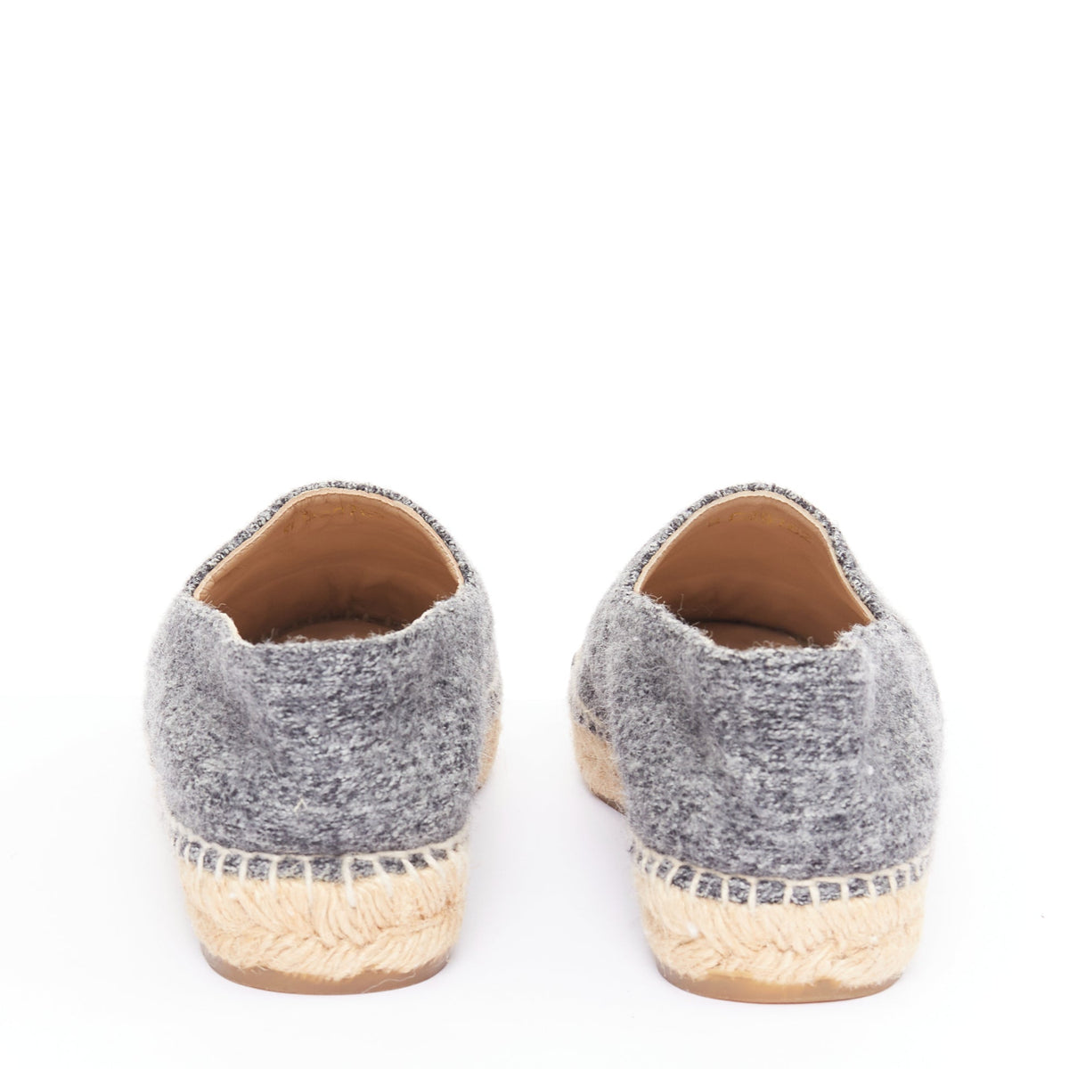 Women's Chanel Wool Felt Velvet Espadrilles