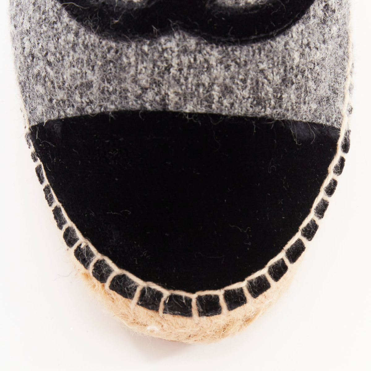 Women's Chanel Wool Felt Velvet Espadrilles
