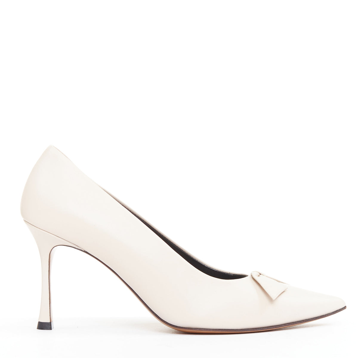 Women's The Row Leather Soft Calf Spool Heel Pumps