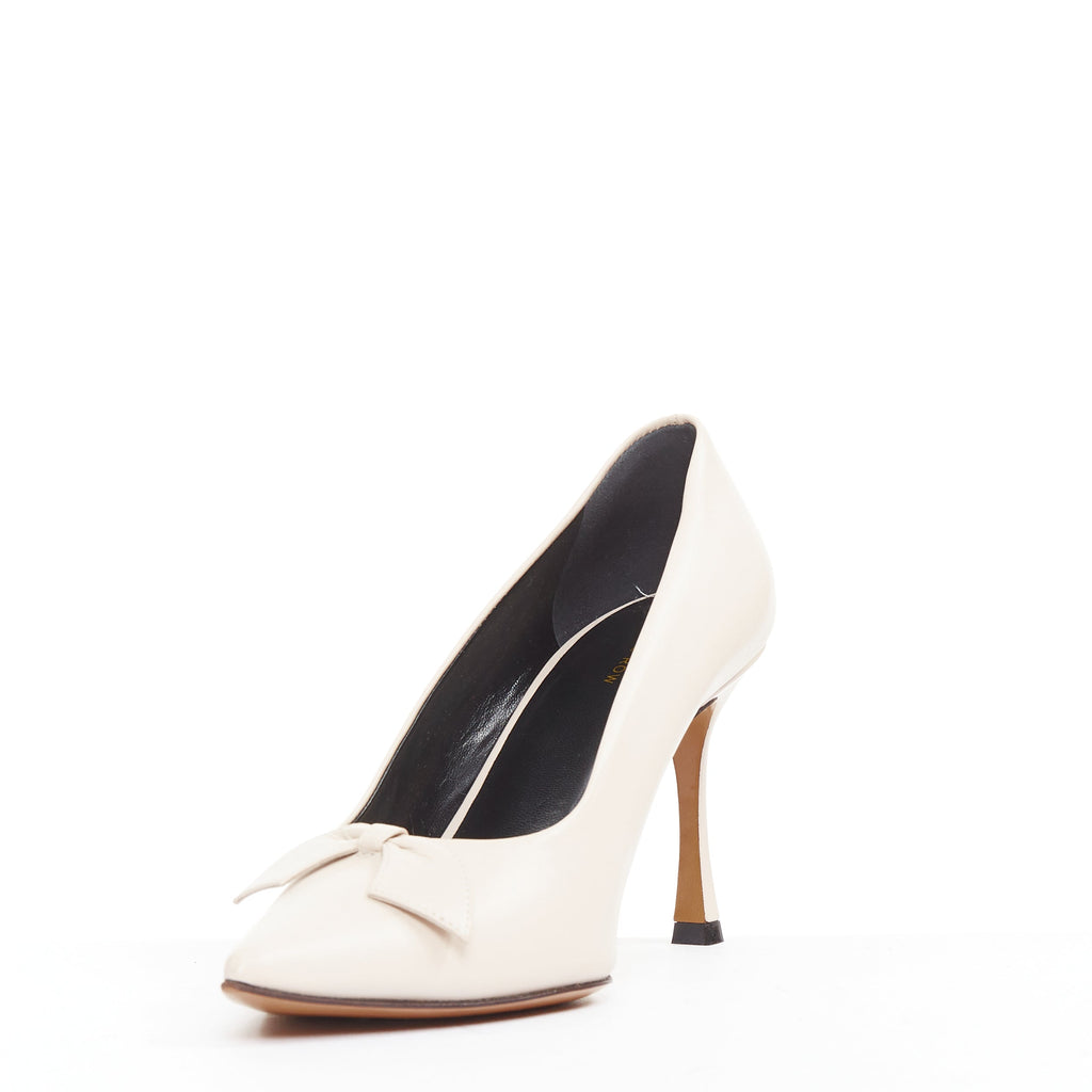 Women's The Row Leather Soft Calf Spool Heel Pumps