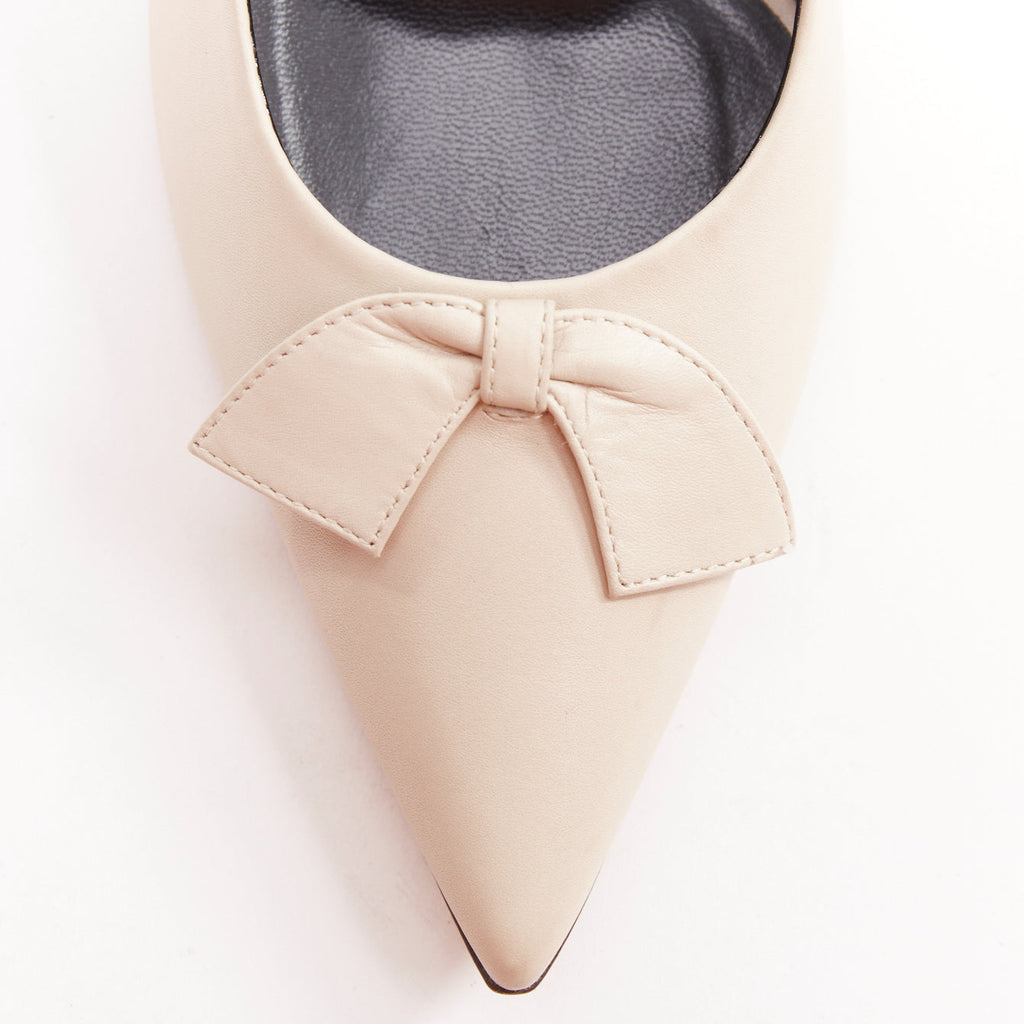 Women's The Row Leather Soft Calf Spool Heel Pumps