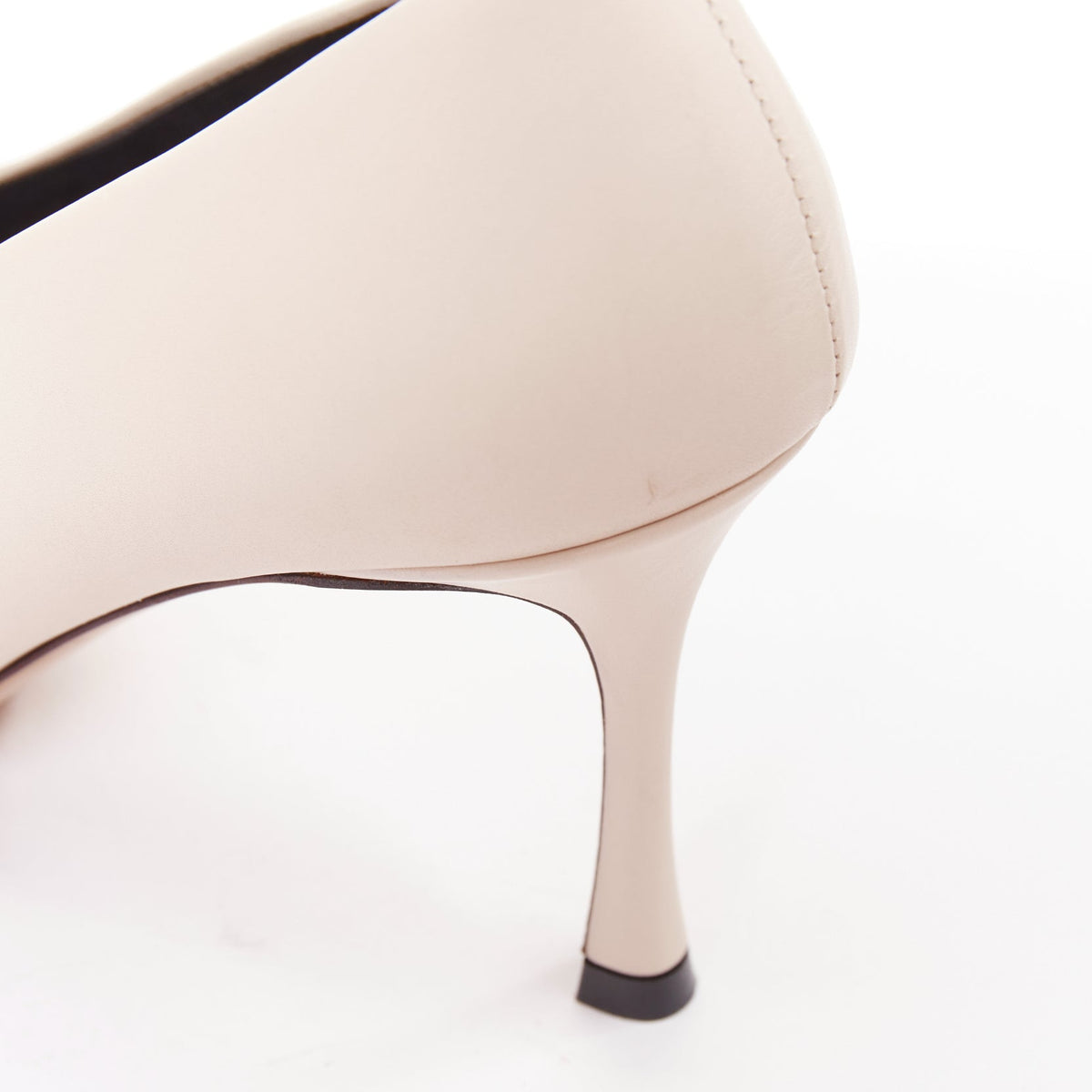 Women's The Row Leather Soft Calf Spool Heel Pumps